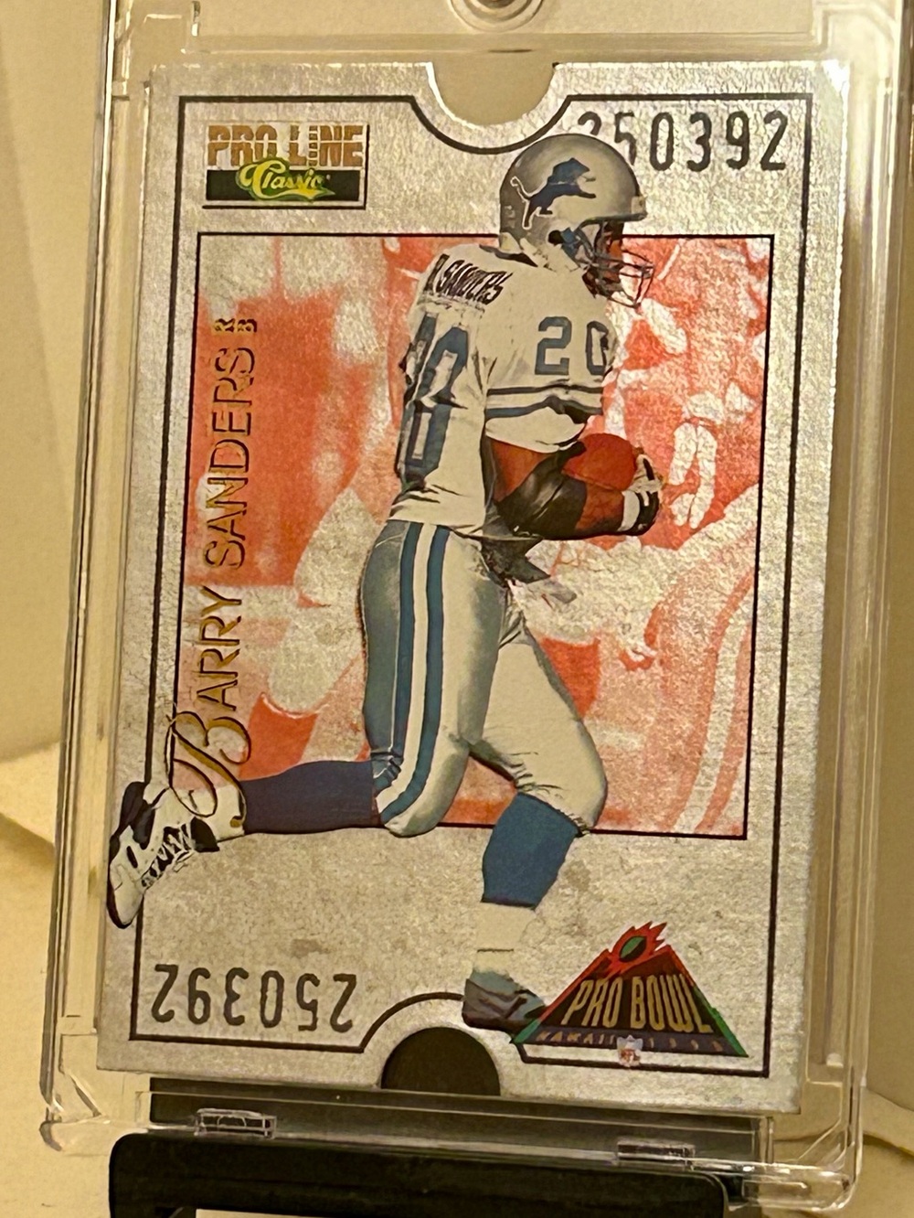 Barry Sanders 1995 Pro line Classic-Detroit Lions